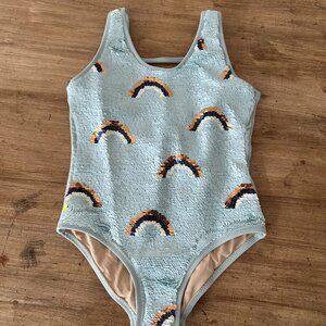 Shade Critters Palm Beach 4T Rainbow Sequin Bathing Suit